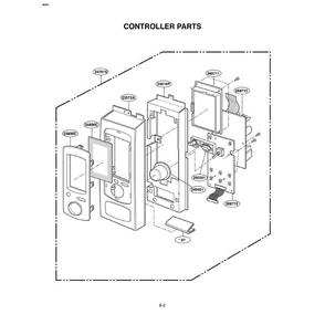 Section 7 Diagram and Parts List for LMV1915NVB ABKELGA LG Microwave Oven Combo