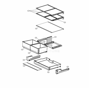 Refrigerator Parts Diagram and Parts List for LRFXC2406D ASBCNA1 LG Refrigerator