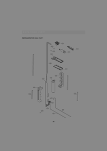 Refrigerator Rail Part 2 Diagram and Parts List for GR-L276SSDM ASTCNA0 LG Refrigerator