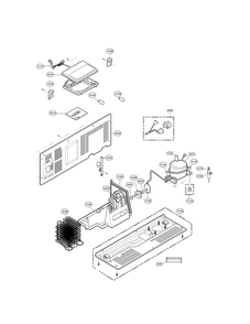 Maschine Parts Diagram and Parts List for 79551833411  Kenmore Refrigerator
