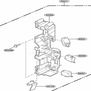 Latch Board Parts Diagram and Parts List for MH7130XEZ3 A3EWRP LG Range