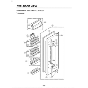 Section 5 Diagram and Parts List for LRSC26930TT ATICLGA LG Refrigerator