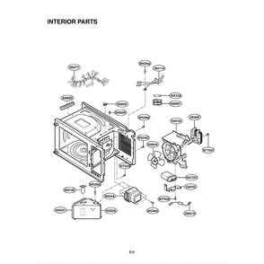 Section 3 Diagram and Parts List for LRM1230B CBKELGA LG Microwave Oven Combo