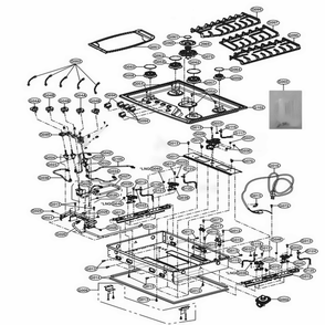 Part Location Diagram of AEB73625702 LG GRILLE ASSEMBLY