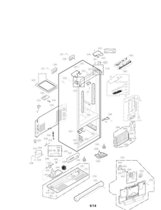 Part Location Diagram of EAD62469101 LG HARNESS ASSEMBLY