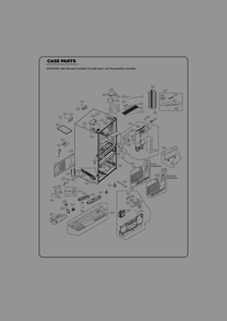 Case Parts Diagram and Parts List for GR-L31GHQXM ASWCSE0 LG Refrigerator