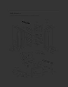 Door Parts Diagram and Parts List for GR-L318LSJM ASTCNA1 LG Refrigerator