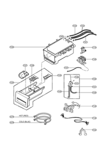 Part Location Diagram of 6877ER1044F LG HARNESS,MULTI
