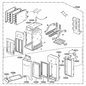 Part Location Diagram of 3740W1A012B LG SUPPORTER