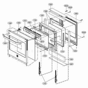 Part Location Diagram of AGM75410402 LG PARTS ASSEMBLY