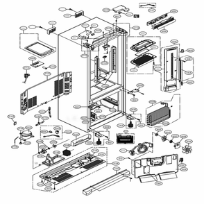 Part Location Diagram of EBR74796472 LG PCB ASSEMBLY,MAIN