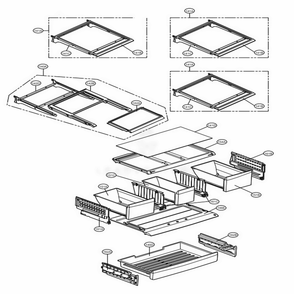 Part Location Diagram of AJP72909611 LG TRAY ASSEMBLY,FRESH ROOM