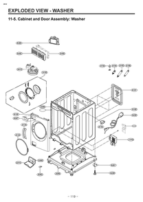 Diagram 4 Diagram and Parts List for W3S1CVK2NVS ANSEEUS LG Washer