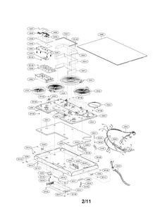 Part Location Diagram of EAD61307101 LG HARNESS,SINGLE