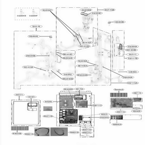 Main 2 Diagram and Parts List for ARUN100LT3 EWGBLEU LG Air Conditioner