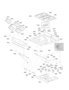 Part Location Diagram of ADX74570403 LG GASKET ASSEMBLY