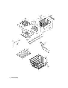 Part Location Diagram of 4974JJ1019A LG Guide,Drawer