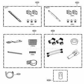 Accessories Diagram and Parts List for WD200CV ASSEEUS LG Washer