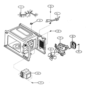 Part Location Diagram of 4974W1S056A LG GUIDE,SUCTION