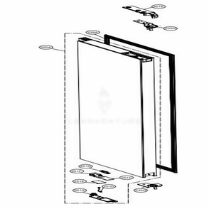 R-Room Home Part Diagram and Parts List for URNTS3106N AGRCNA1 LG Refrigerator