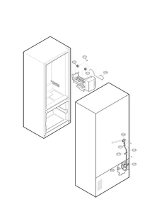 Water And Ice Maker Parts Diagram and Parts List for LFC21770ST01  LG Refrigerator