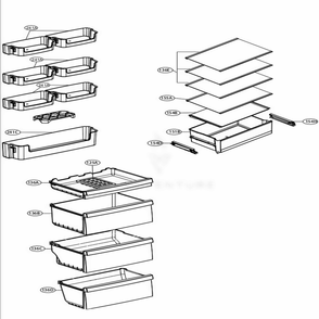 Main 3 Diagram and Parts List for LBNC10551V APZCNA0 LG Refrigerator
