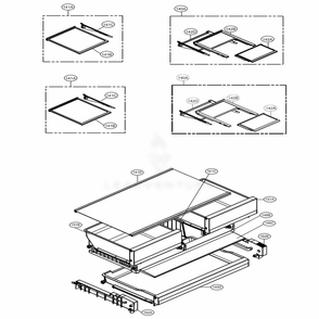 Part Location Diagram of AJP75235021 LG TRAY ASSEMBLY,VEGETABLE