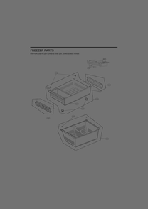Freezer Parts Diagram and Parts List for GR-F298NLSM APZCNA0 LG Refrigerator