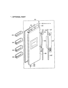 Part Location Diagram of 3550JA1068U LG COVER,PWB