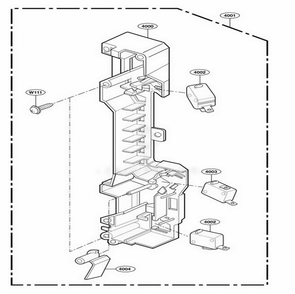 Latch Board Parts Diagram and Parts List for JVM1790BKC ABKEGEC LG Range