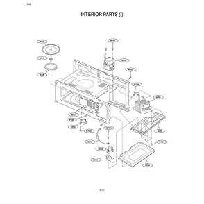 Section 2 Diagram and Parts List for LMV1625B ABKELGA LG Microwave Oven Combo