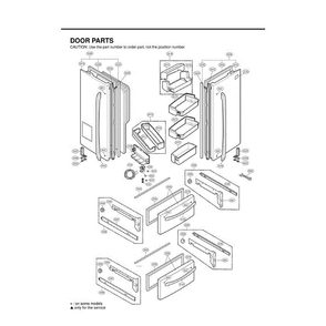 Section 7 Diagram and Parts List for LMX25981ST AST2GSC LG Refrigerator