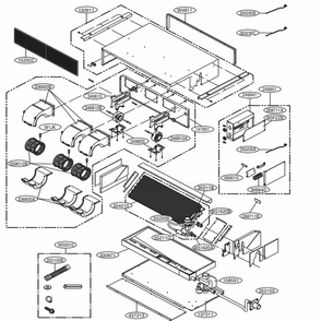 Main Diagram and Parts List for ARNU073B1G2 ANWALUS LG Air Conditioner