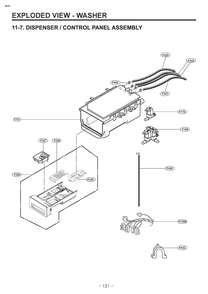 Diagram 7 Diagram and Parts List for WKE100HVA ASSEEUS LG Washer