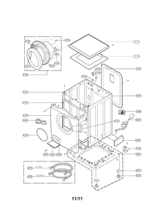 Part Location Diagram of 3828ER3035Q LG Manual,Service