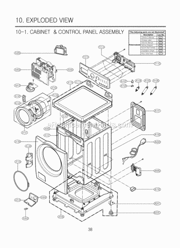 Part Location Diagram of EBR32268105 LG PCB Assembly,Display