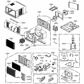 Part Location Diagram of 3091AR6056W LG CABINET ASSEMBLY,SINGLE