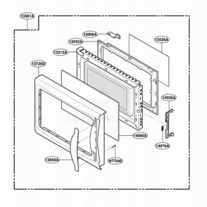 Part Location Diagram of 3720W0D098F LG PANEL,[DOOR]