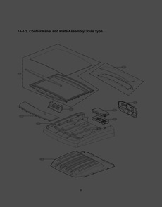 Control Panel And Plate Assembly Diagram and Parts List for 71462 ABWESEU LG Refrigerator