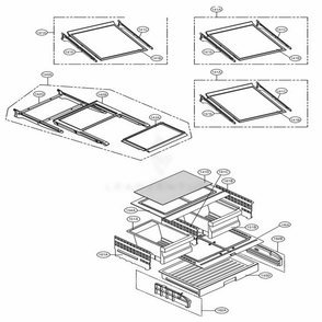 Refrigerator Parts Diagram and Parts List for LFXS27566S ASTCNA1 LG Refrigerator