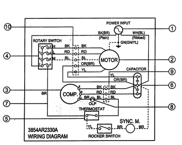 Wiring Diagram Diagram and Parts List for R5400  LG Air Conditioner