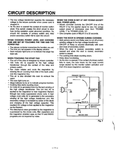 Circuit Description Diagram and Parts List for MA-1164M  LG Microwave