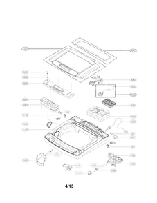 Part Location Diagram of AGB73292401 LG NOZZLE ASSEMBLY