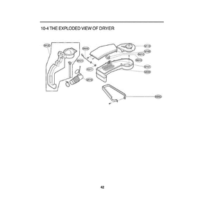 Section 1 Diagram and Parts List for WD-3274RHD AOWEEUS LG Washer
