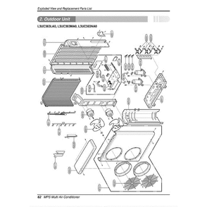 Section 2 Diagram and Parts List for LM360CE AMBAEUS LG Air Conditioner