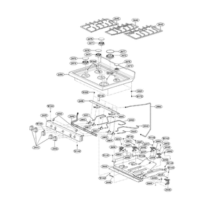 Part Location Diagram of MGJ62229827 LG PLATE,TOP