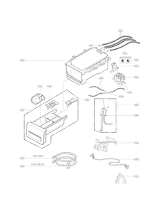 Part Location Diagram of AGL55862131 LG PANEL ASSEMBLY,DRAWER