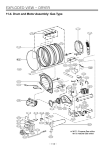Diagram 3 Diagram and Parts List for W3S1CWKBWNM ABWEEUS LG Washer