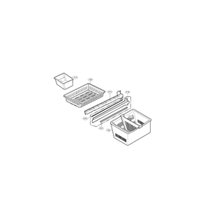 Freezer Diagram and Parts List for LMX25986SB 00 LG Refrigerator