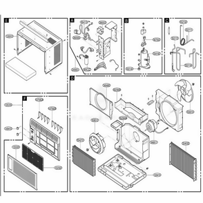 Part Location Diagram of 4941A20002A LG KNOB ASSEMBLY